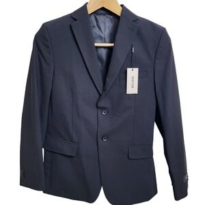 Reaction Kenneth Cole Kids 16R Black Suit Jacket Blazer Boys NWT MSRP $100